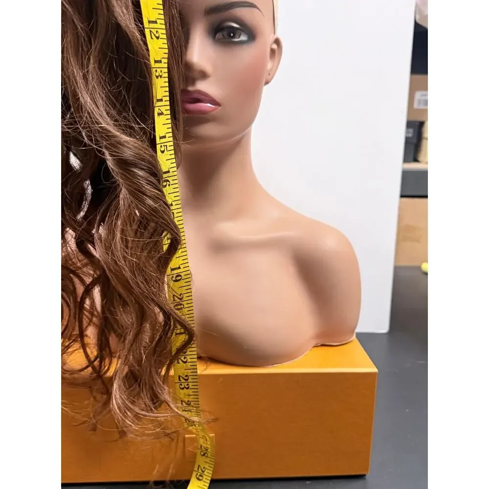 ILIKEHAIR Human Hair Long Body Wave Wig Ombre Brown NWT